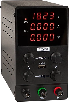 Лабораторний блок живлення Xtreme SPS1203 120 В 3 A Чорний (5900804137306)