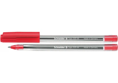 Ручка шариковая Schneider Tops 505M 0,7 красная (S150602)