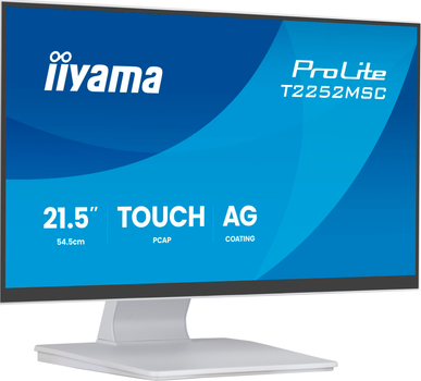 Monitor 21.5" Iiyama ProLite T2252MSC White (T2252MSC-W2AG)