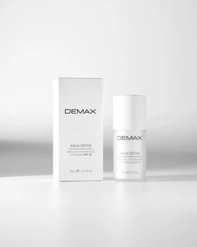Дневной крем Demax professional Аква Детокс SPF 20 для жирной комбинированной и проблемной кожи 15 мл