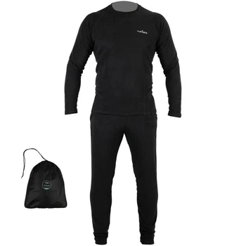 Термобелье мужское Tribe Microfleece. XXL/50р. Флис. Черный. Комплект термобелья футболка + кальсоны T-KA-0015