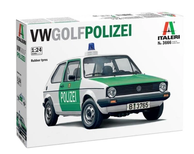 Збірна модель 1:24 автомобіль VW Golf Police Italeri 3666