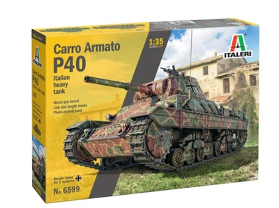 Збірна модель 1:35 танк Carro Armato P40 Italeri 6599