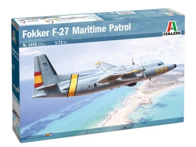Збірна модель 1:72 транспортного літака Fokker F-27 Maritime Patrol Italeri 1455
