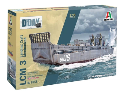 Збірна модель 1:35 американський десантний катер LCM 3 Italeri 6755