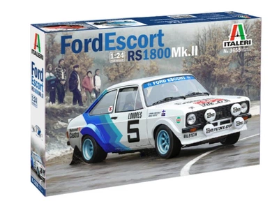 Збірна модель 1:24 автомобіль Ford Escort RS1800 Mk.II Italeri 3655