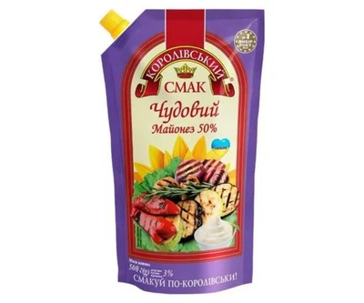 Майонез 50% Отличный д/п TM Королевский вкус 500 g