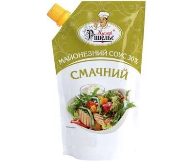 Майонезный соус Вкусный 30% д/п TM "Кухар Ришелье" 500 g