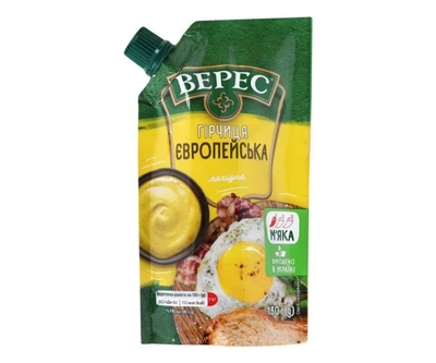 Горчица европейская 130 g «TM Верес»