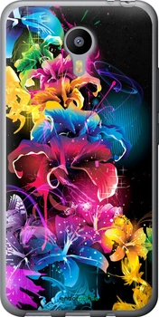 Чехол на Meizu M2 Note Абстрактные цветы "511t-94-70447"