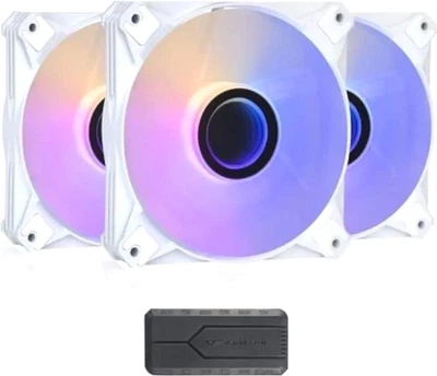 Набір вентиляторів DarkFlash Infinity 8 Pro White 3-Pack (INF8 PRO 3IN1 WHITE)