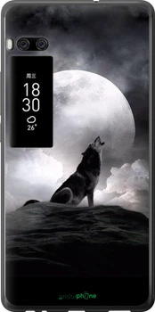 Чехол на Meizu Pro 7 Plus Воющий волк "934u-1131-70447"