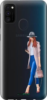 Чехол на Samsung Galaxy M21 M215F Девушка 1 "4751u-2016-70447"