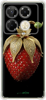 Чехол на Infinix Note 40 Pro 4G Клубника v3 "5638sp-3691-70447"
