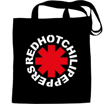 Еко-Сумка для шопінгу Red hot chili peppers 1 Чорний