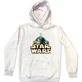Худі Преміум Унісекс Star wars 14 L Білий Без утеплювача