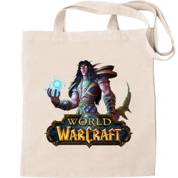 Еко-Сумка для шопінгу World of warcraft герой 3 Бежевий