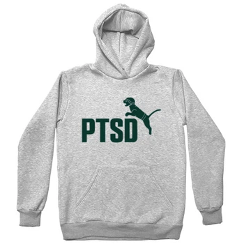 Худі Преміум Унісекс Ptsd 2XL Світлий сірий Без утеплювача