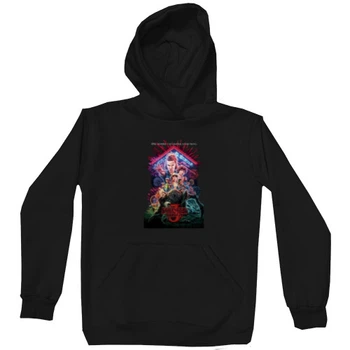 Худі Преміум Унісекс Stranger things 10 4XL Чорний Без утеплювача