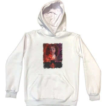 Худі Преміум Унісекс Stranger things 4 (12) 2XL Білий Без утеплювача