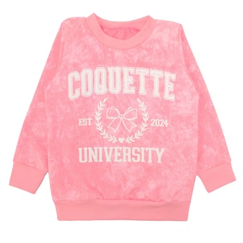 Джемпер для дівчинки двонитка Арлекін Coquette 4234-365 92 см Рожевий