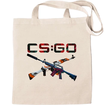 Еко-Сумка для шопінгу Cs go weapons Бежевий