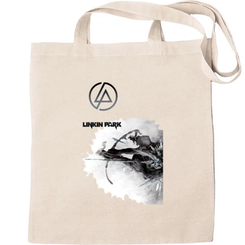 Еко-Сумка для шопінгу Linkin park 5 Бежевий