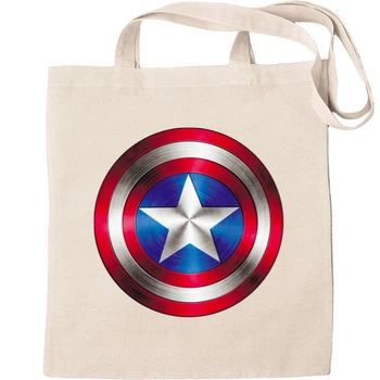Еко-Сумка для шопінгу Captain america 2 Бежевий