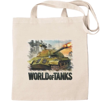 Еко-Сумка для шопінгу World of tanks art Бежевий