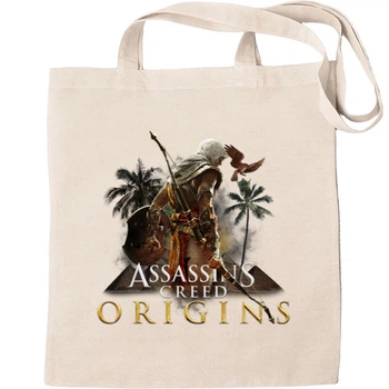 Еко-Сумка для шопінгу Assassins creed origins Бежевий
