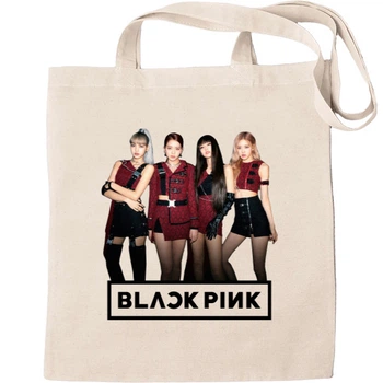 Еко-Сумка для шопінгу Blackpink 8 Бежевий