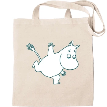 Еко-Сумка для шопінгу мумі троль Бежевий