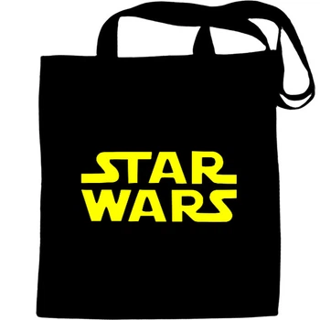 Еко-Сумка для шопінгу Star wars logo Чорний