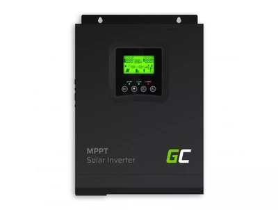 Инвертор Green Cell Solar Inverter Off Grid converter with MPPT Solar Charger 12VDC 230VAC 1000VA/1000W Pure Sine Wave, INVSOL01