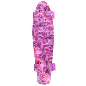 Скейт Penny Board Profi МS 0749-13 колеса с подсветкой 56×14 см Purple-pink