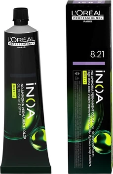 Farba do włosów L'Oreal Professionnel Inoa Permanent Color bez amoniaku 8.21 60 g (3474637129927)