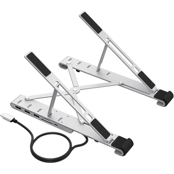 Док-станция для ноутбука Choetech 7-in-1 (HUB-M43-SL) [90620]
