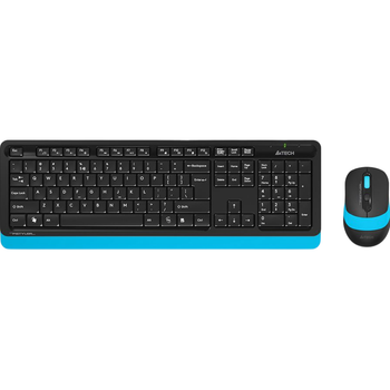 Комплект (клавиатура + мышь) A4Tech Fstyler FG1010 Black/Blue [114623]