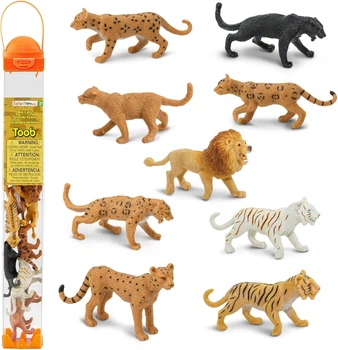 Набор фигурок Большие Кошки в тубусе Safari Ltd 694604