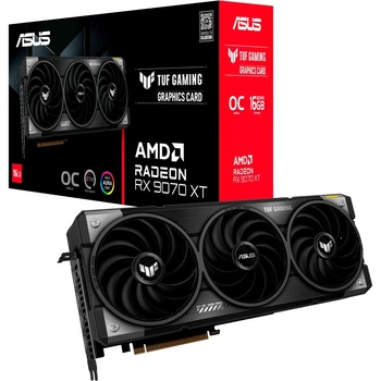 Видеокарта Asus TUF Gaming Radeon RX 9070 XT OC Edition 16GB (TUF-RX9070XT-O16G-GAMING) UA [130195]