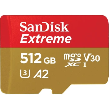 Карта памяти SanDisk microSDXC Extreme 512GB UHS-I U3 V30 A2 (SDSQXAV-512G-GN6MN) [136568]