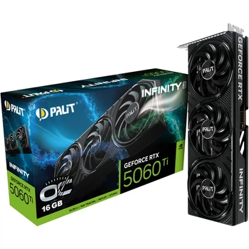 Відеокарта Palit GeForce RTX 5060 Ti Infinity 3 OC 16GB (NE7506TS19T1-GB2061S) UA [154538]