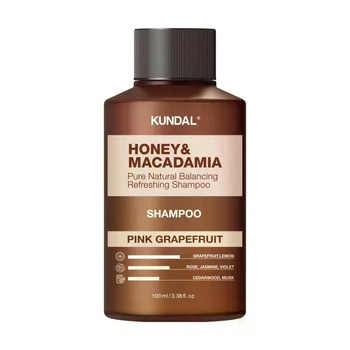 Шампунь відновлюючий "Рожевий грейпфрут" Kundal Honey & Macadamia Shampoo Pink Grapefruit 100ml