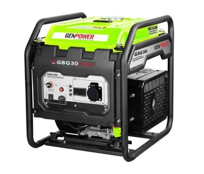 Генератор бензиновий однофазный инверторный 2,4 кВт GenPower GBG 30 I Турция
