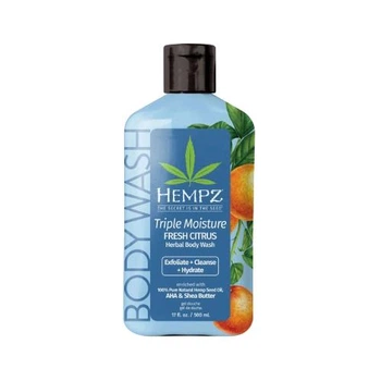 Гель для душа Hempz Triple Moisture Fresh Citrus Body Wash с тройным увлажнением и цитрусовым ароматом, 500 мл