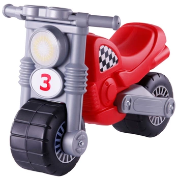 Rowerek biegowy Cavallino Motor Czerwony (1601WD05) (8719214075262)