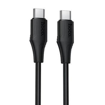 Кабель USB Type-C to USB Type-C Провод шнур юсб тайп си на юсб тайп си для быстрой зарядки и передачи данных 1м Black