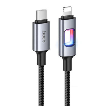Кабель для зарядки Lightning Type-C для iphone / дріт, шнур тайп сі на лайтнінг зарядний кабель для айфона 1,2 м Black