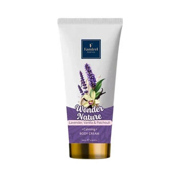 Крем для тіла з Лавандою, Ваніль Пачулі Пом'якшення Famirel Wonder Nature Lavender, Vanilla & Pachouli 180 мл