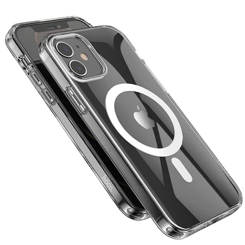 Чехол HOCO Transparent TPU magnetic protective case для iPhone 12 mini 5.4"